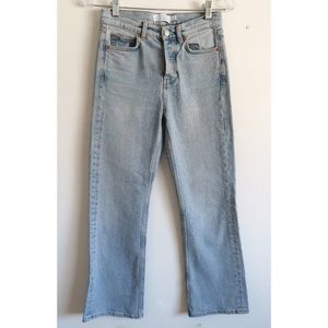 & Other Stories Light Wash Straight Leg Jeans - Size 24